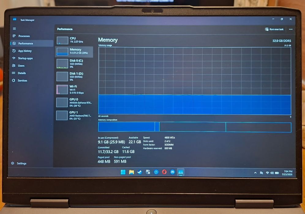 Laptop gaming lenovo