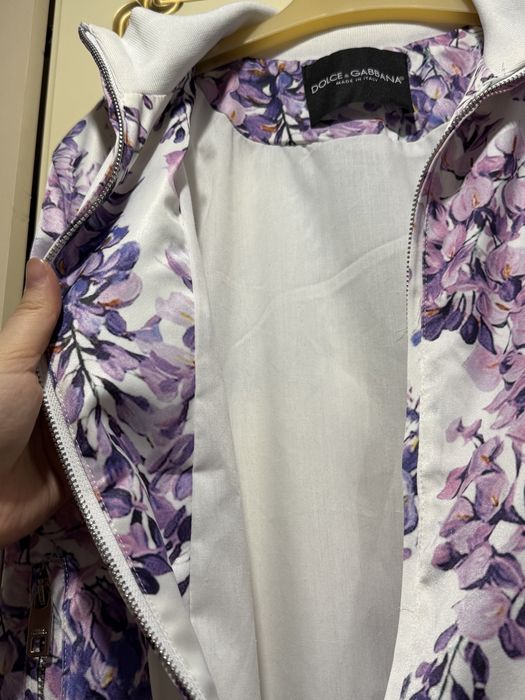 Шелковый бомбер D&G