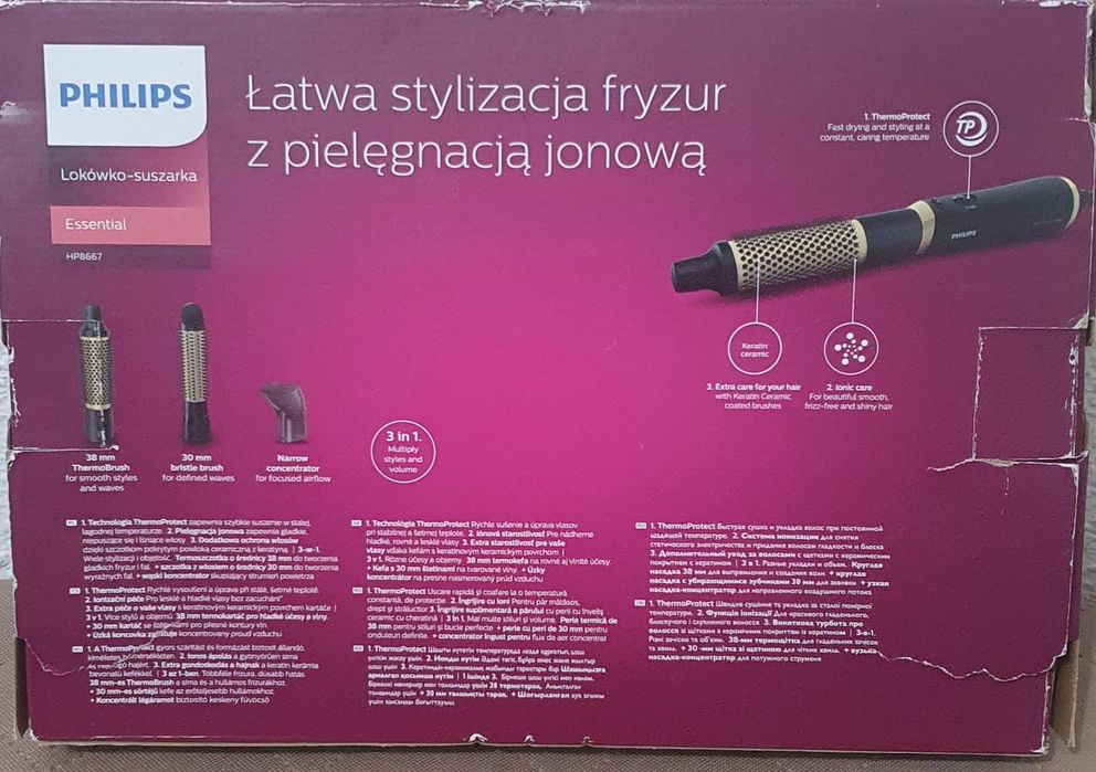 Perie cu aer cald Philips