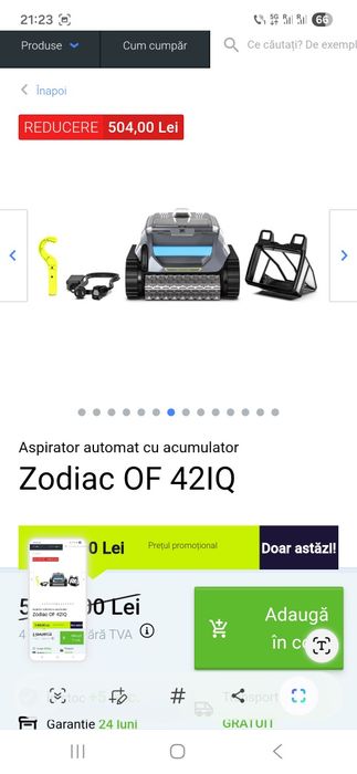 Roboti piscina Zodiac