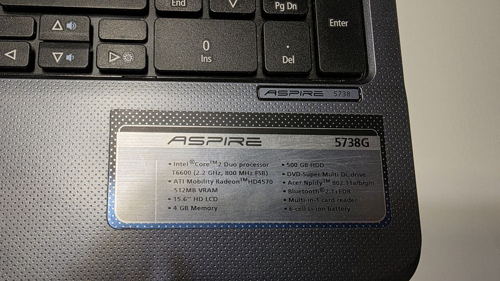 Лаптоп ACER ASPIRE 5738G