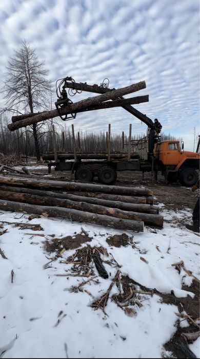 УРАЛ лесовоз-фишка (длинная база)