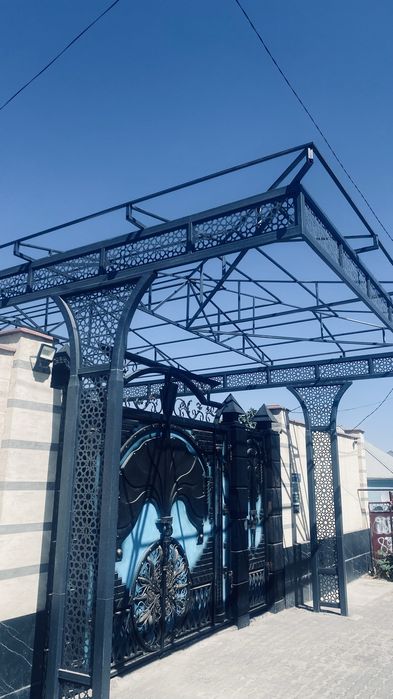 Навес Хайтек варота кочеля тапчан