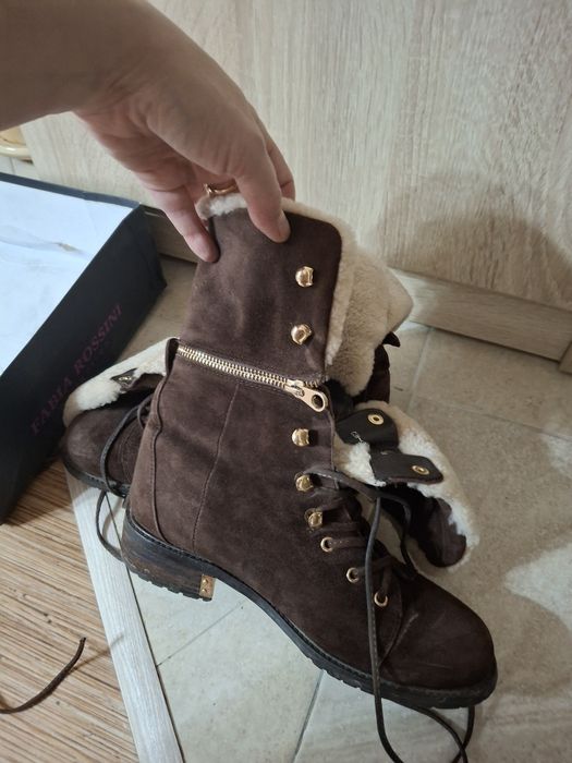 Ботинки зимние р 38