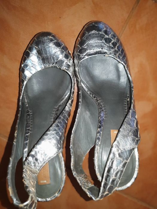 Pantofi argintii mar 36
