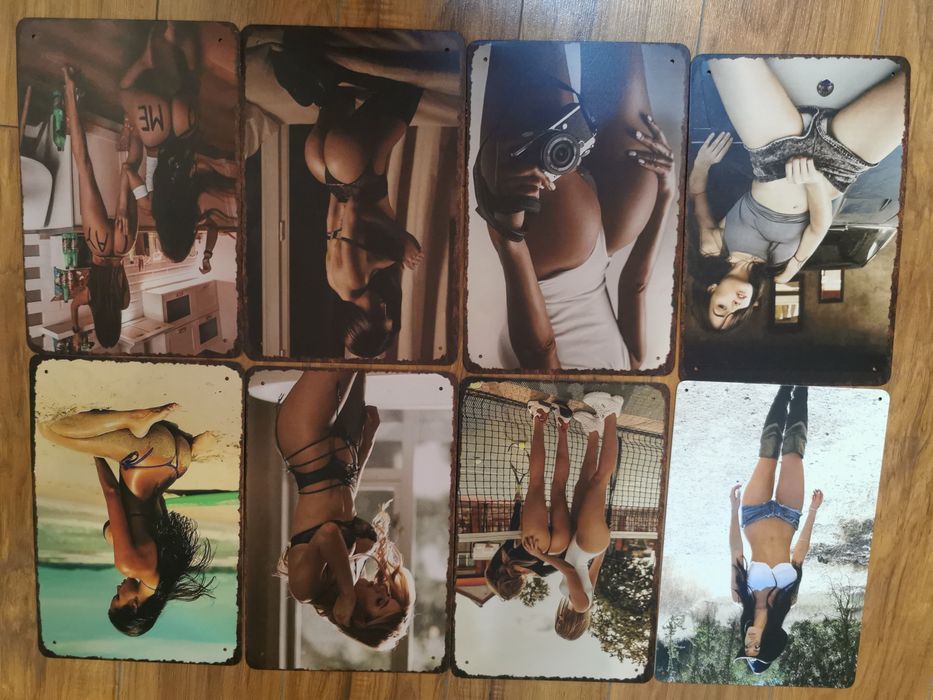 Reclame retro Tablii metalice