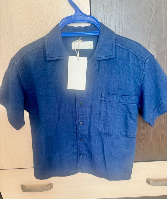 Рубашка Zara  на 7-8 лет