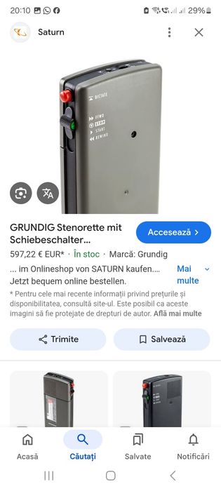 Reportofon colecție Grundig Dh 2210