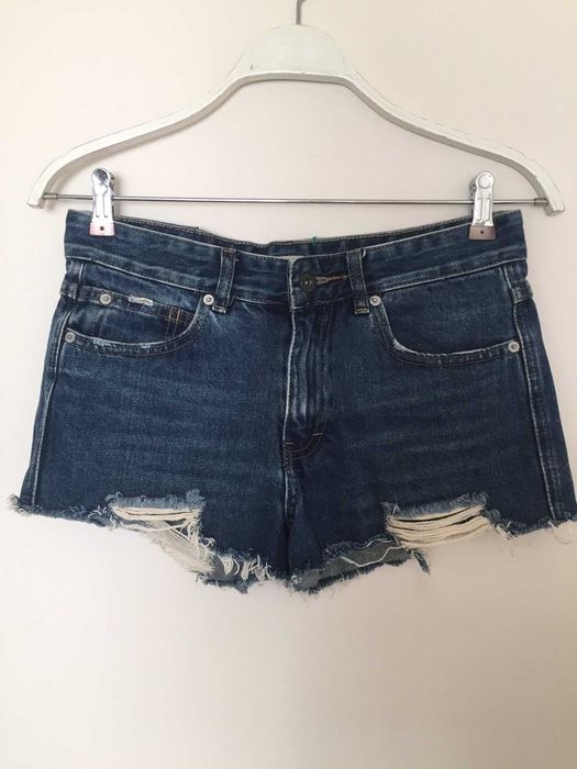 Дамски Къси Дънкови Панталонки XS/S/M 10eu