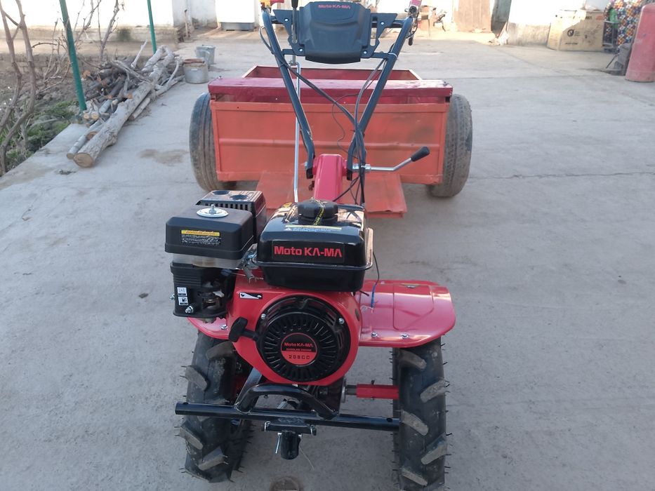 Мотоблок прицепи билан