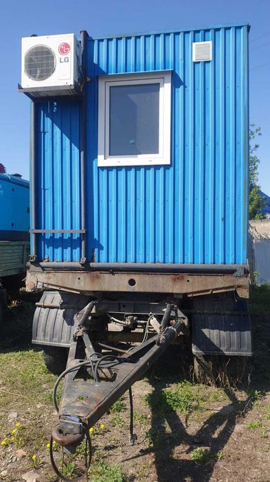 Жилой вагон на колесах.