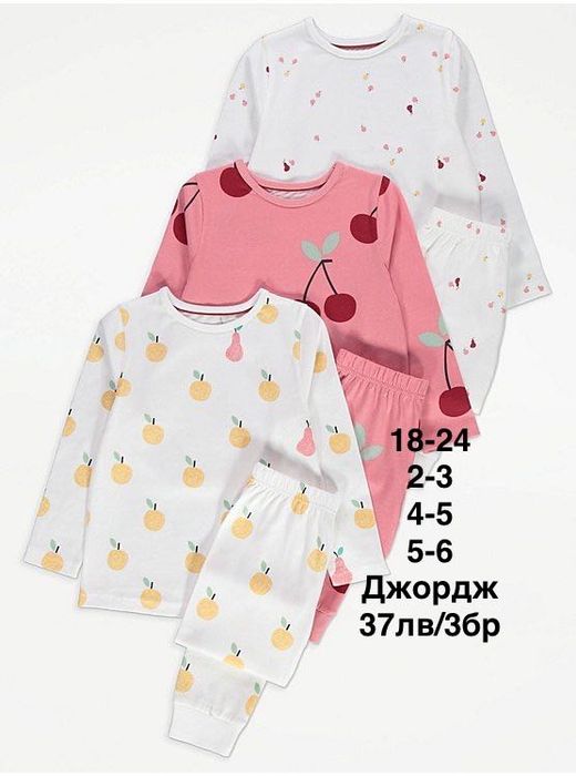 Пижами от 3-6мес до 6г/обновена24.01.25/