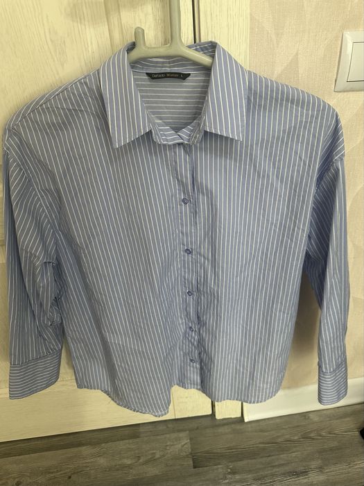 Defacto рубашка голубая