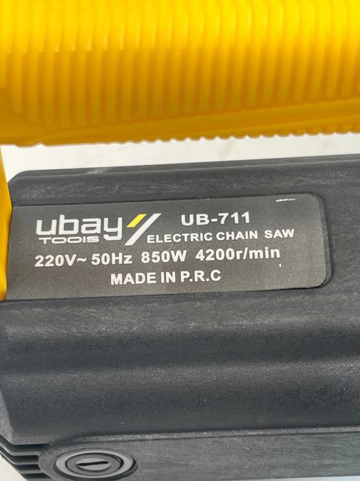 Пила цепная электрическая Ubay UB-711, 850 Вт, 30 см, 4800 об/мин