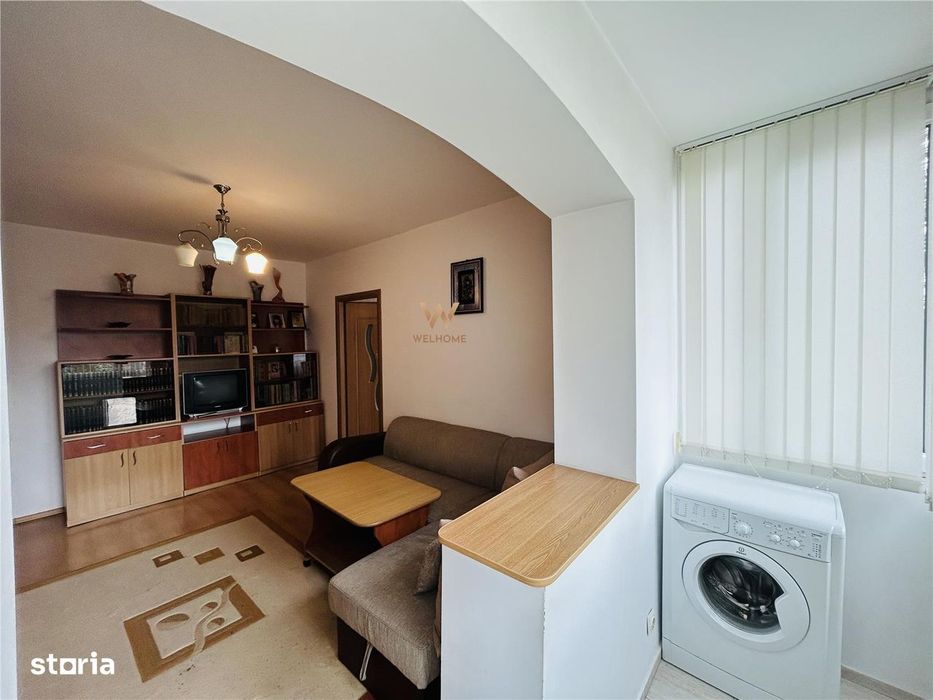 Ap cu 3 camere, balcon, etaj 25, mobilat si utilat complet