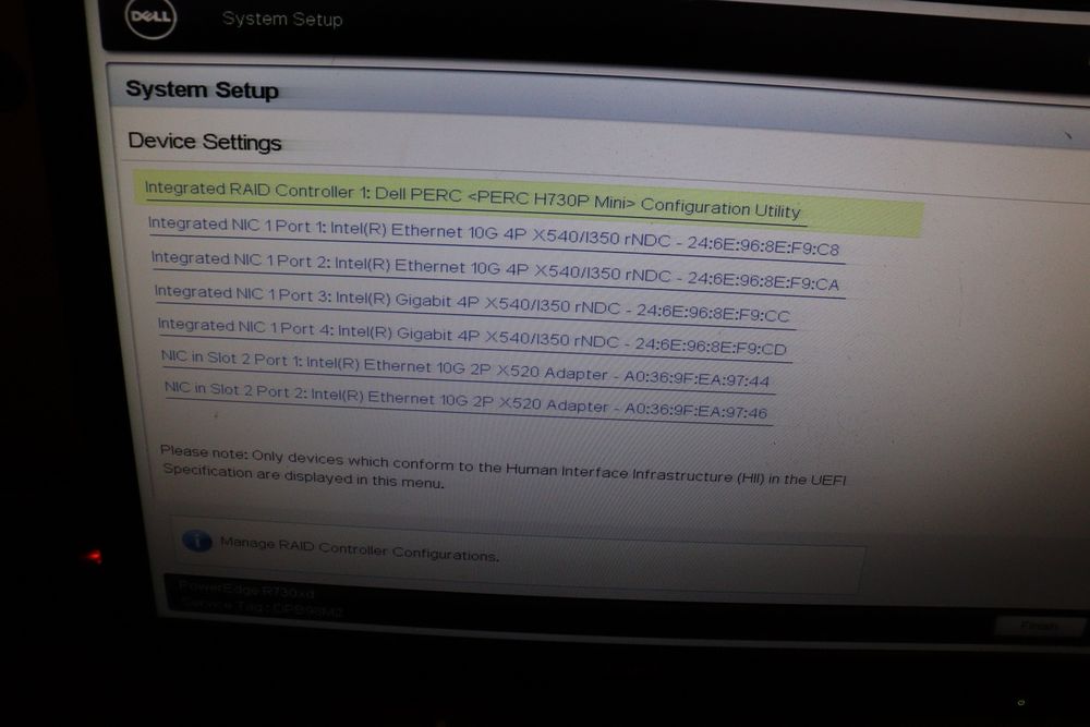 Server Dell PEdge R730XD 24Bays 1.44Tb SSD SAS 32 Core 128Gb X520-DA2