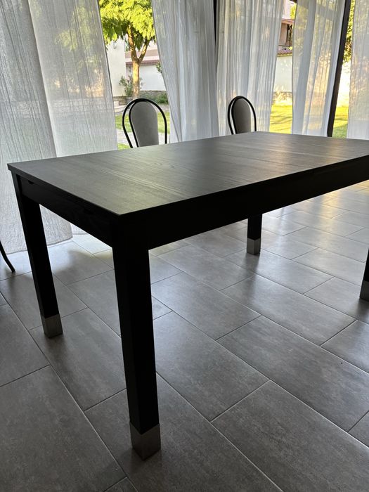 Разтегателна масивна маса IKEA