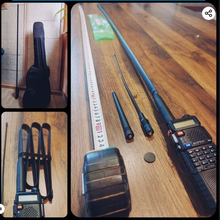 Baofeng DM-32 10W / UV-5R 8W + Baterie 3800mAh NOU Type-C!