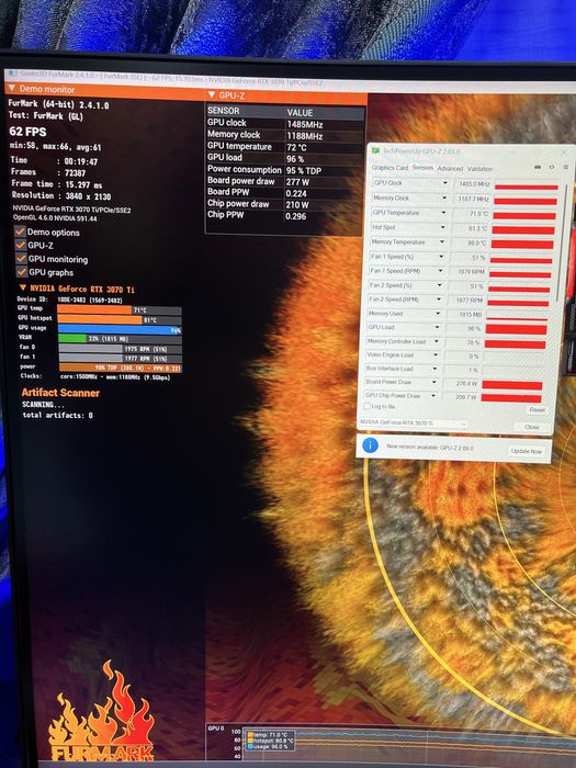 Видео карта Rtx 3070ti