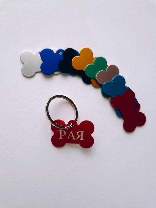 Персонализиран медальон за куче с име и телефон