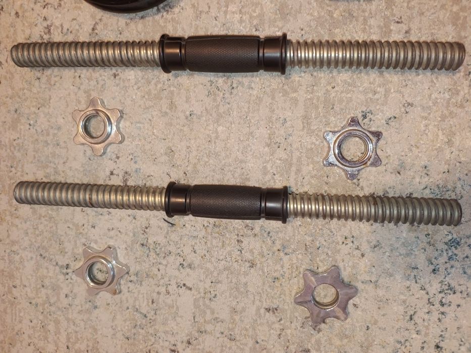 Vând gantere fier 40 kg