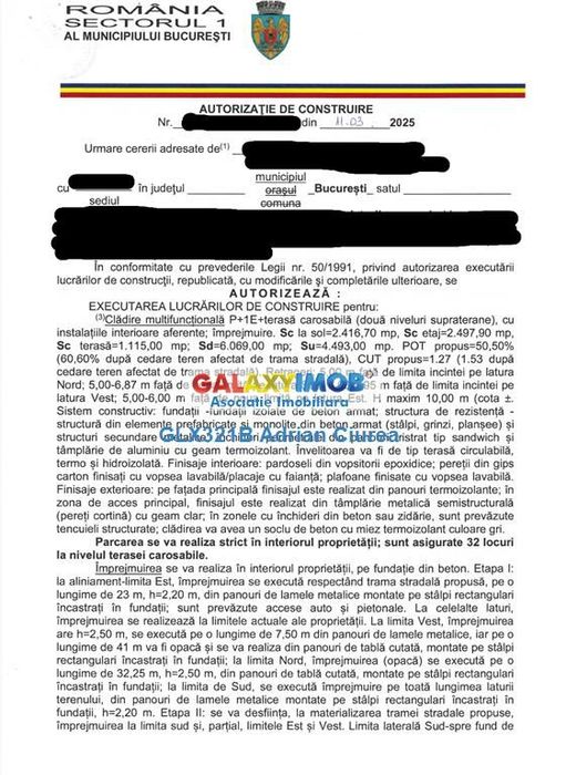 Centura | DN 1 | Odaii | 4785mp | Autorizatie Construire | Utilitati