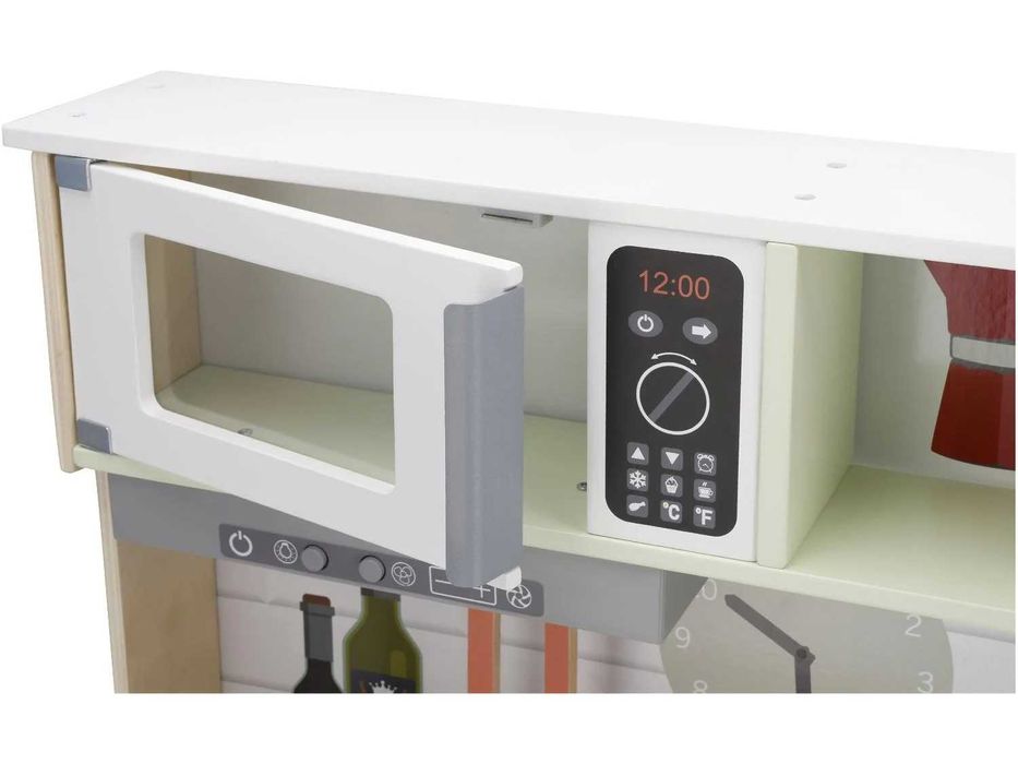 Детска Дървена Кухня Малкия Готвач Звуци Светлини Аксесоари