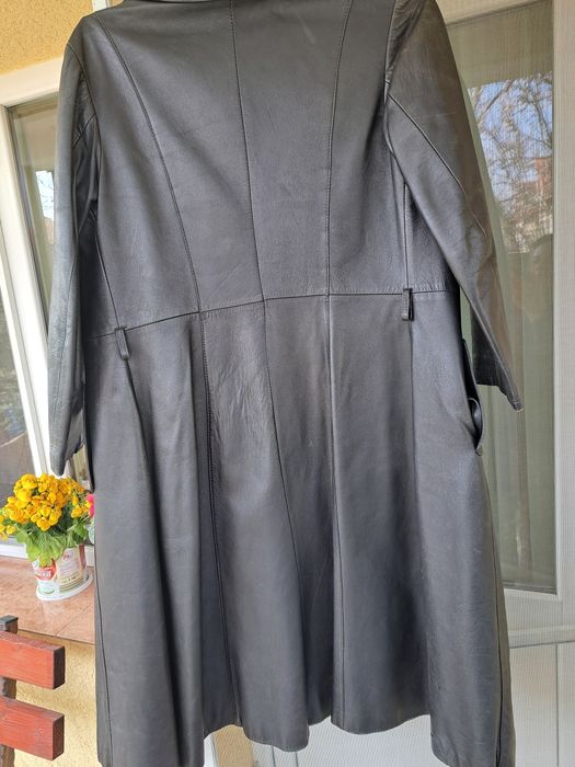 Trenci damă din piele naturală, Vera Pelle (42)