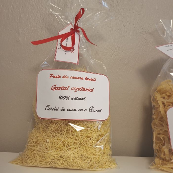Tăieței de casa bio . Tagliatelle.Paste de casa
