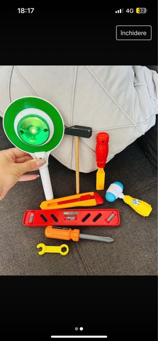 Set construcții  indicator cu lumina