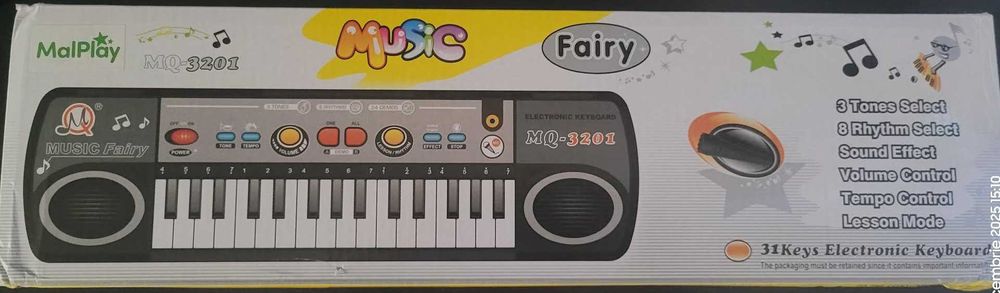 Orga jucarie electronica, cadou perfect pentru copii, Music Fairy