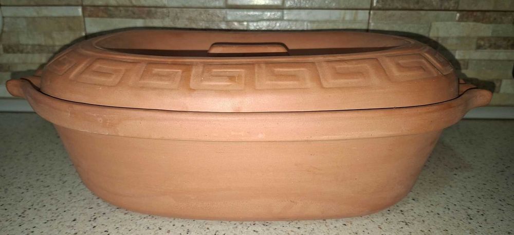 oala din lut model roman 6 l,NOUA!