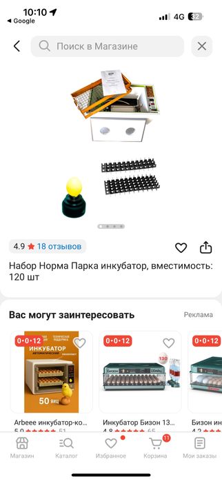 Инкубатор Норма (парка). Блиц
