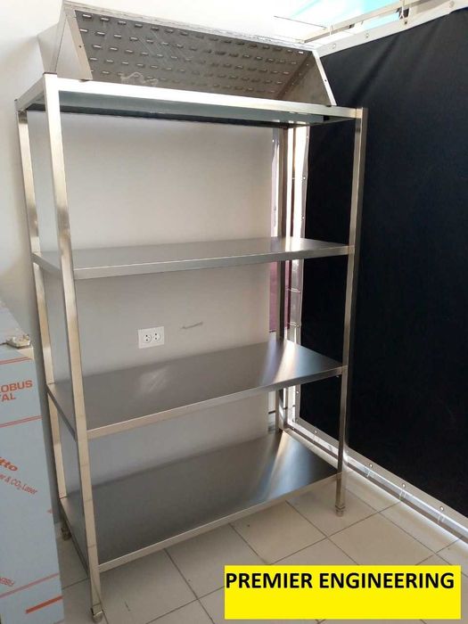 Стеллаж 4х полочный для кухни