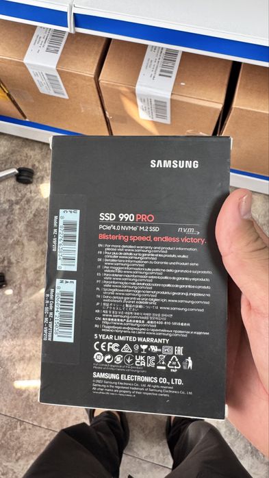 Samsung SSD 990 pro 2TB NVMe PCIe