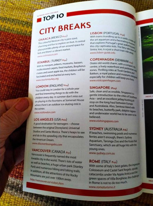 Travel with Children - Lonely Planet - Книга на английски като нова