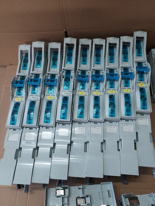 Lot de siguranțe  NSX250F  10buc. NG125L C20A 8buc .SLS-160A 9buc .NH00 160A