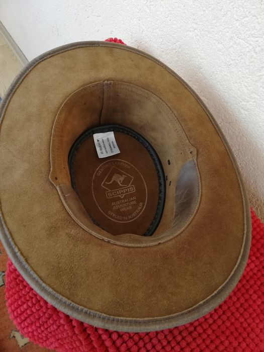 Pălărie piele naturala Australia Scippis mărimea 56