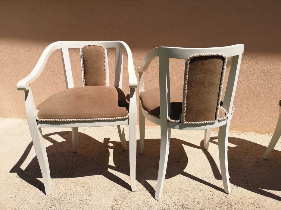 Трапезни столове 6 броя дървени