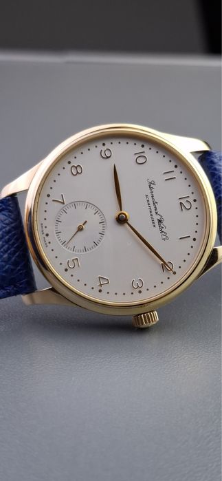 Iwc 3531  35 mm gold cu certificat autenticitate