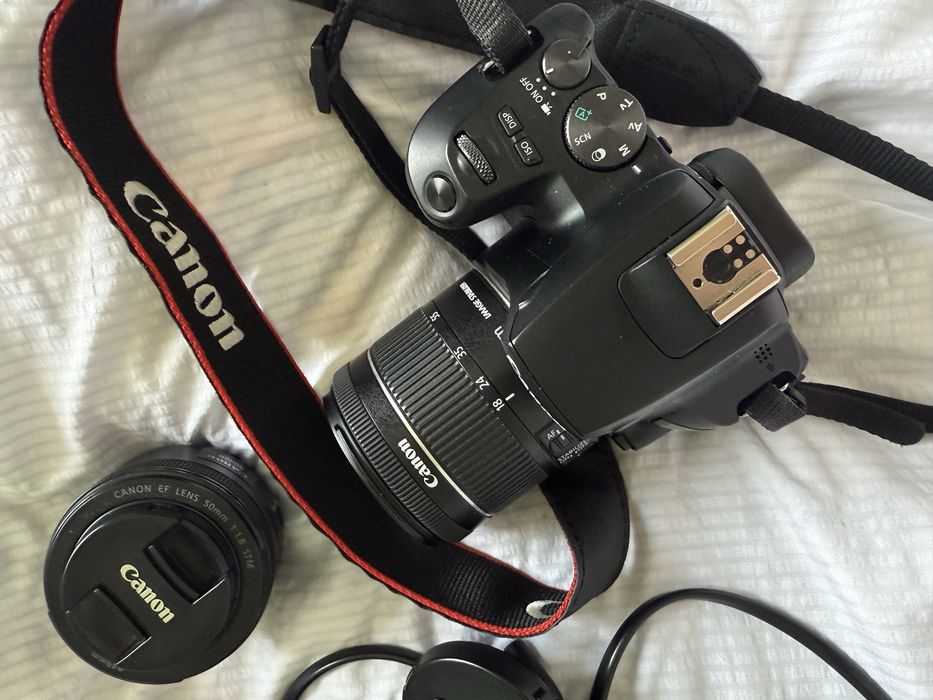 Canon 250D с 2 объективами