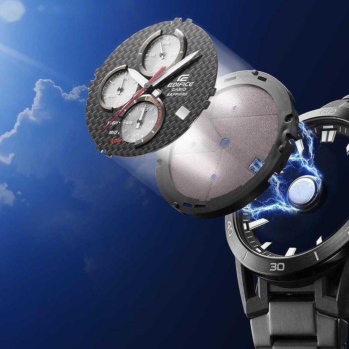 Мъжки часовник Casio Edifice Solar Sapphire Chronograph EFS-S640DC-1AV