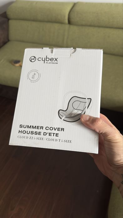 Scoica Cybex Platinum Cloud T Plus i-Size-Mirage grey + husa vara noua