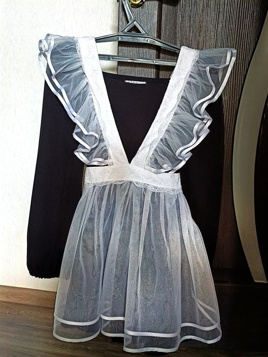 Фартук Школьный Белый