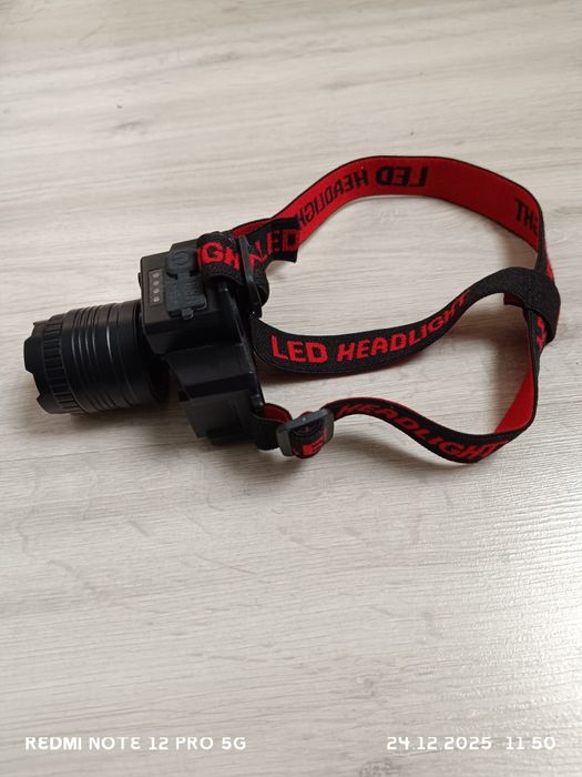 Налобный фонарь   LED+COB