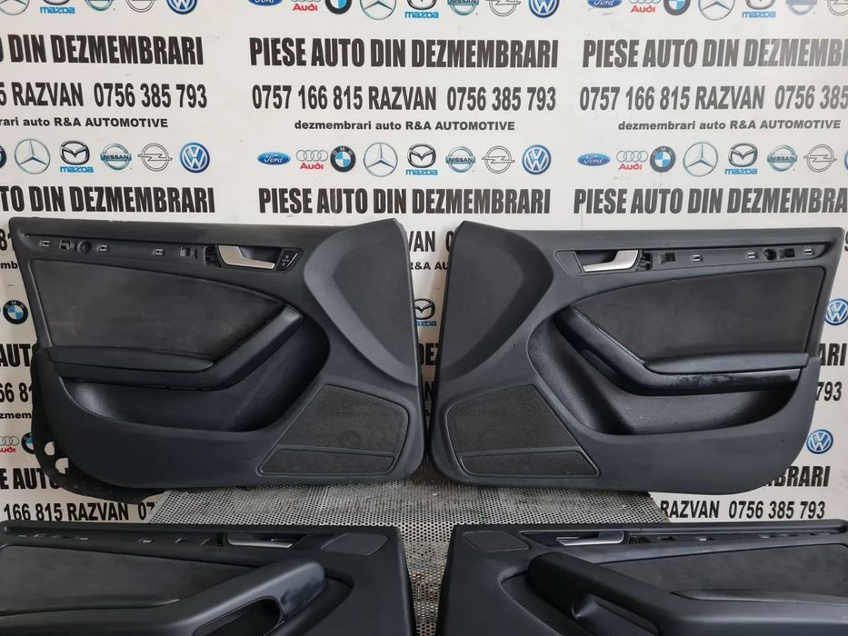 Set Fete Fata Tapiterie Usa Piele Alcantara Audi A5 Sportback 4 Usi 2.0 Tdi Euro 5 Motor CJC Cutie