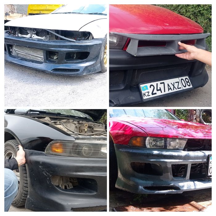 Митсубиси Галант бампер решётка