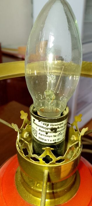 Настольная лампа производство ГДР