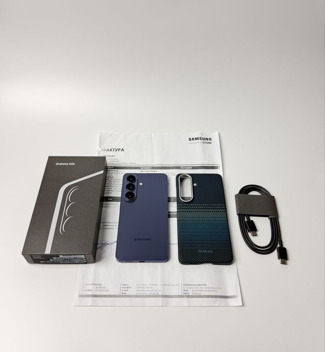 Samsung Galaxy S26 512GB (12GB RAM) Cobalt Violet | Като нов | 16м. Гаранция Samsung Store