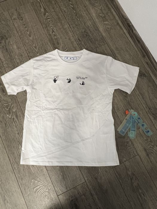 Tricou off white alb , M